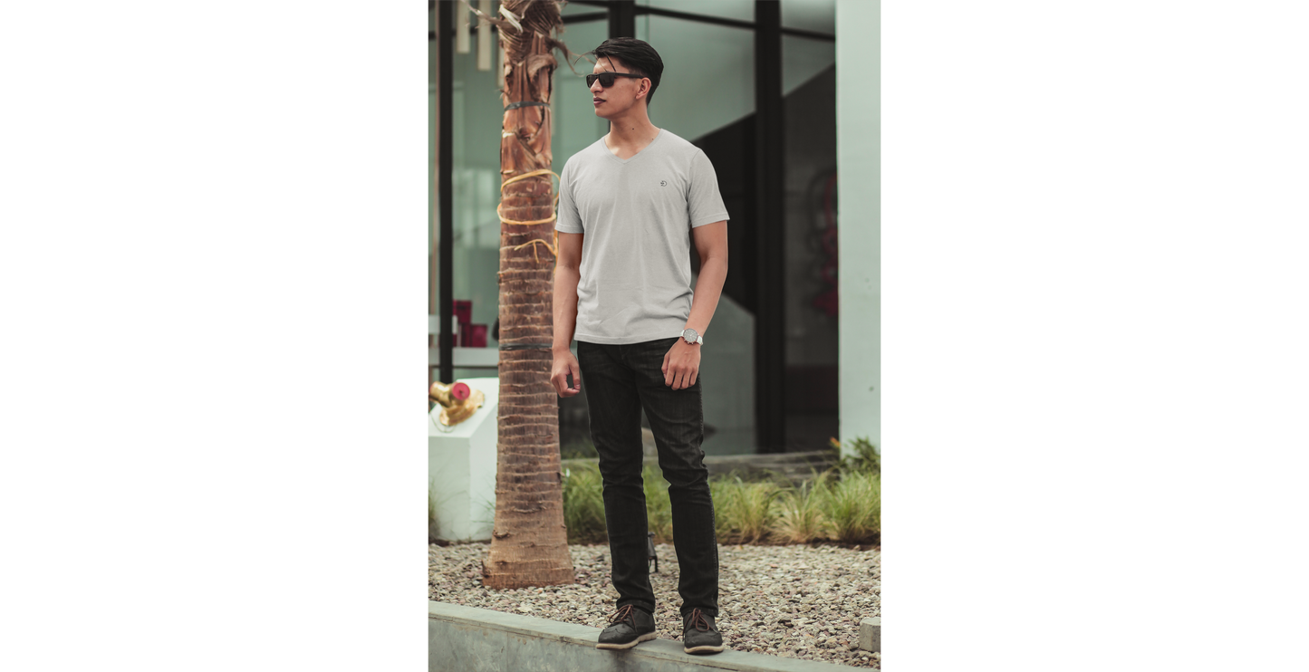 DEFLECT EMF Protection Men's V-neck Shirt